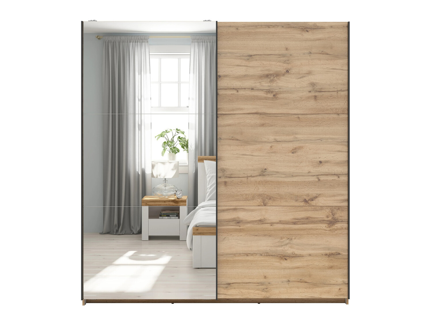 Wardrobe Livevaro 110 (Wotan Oak)