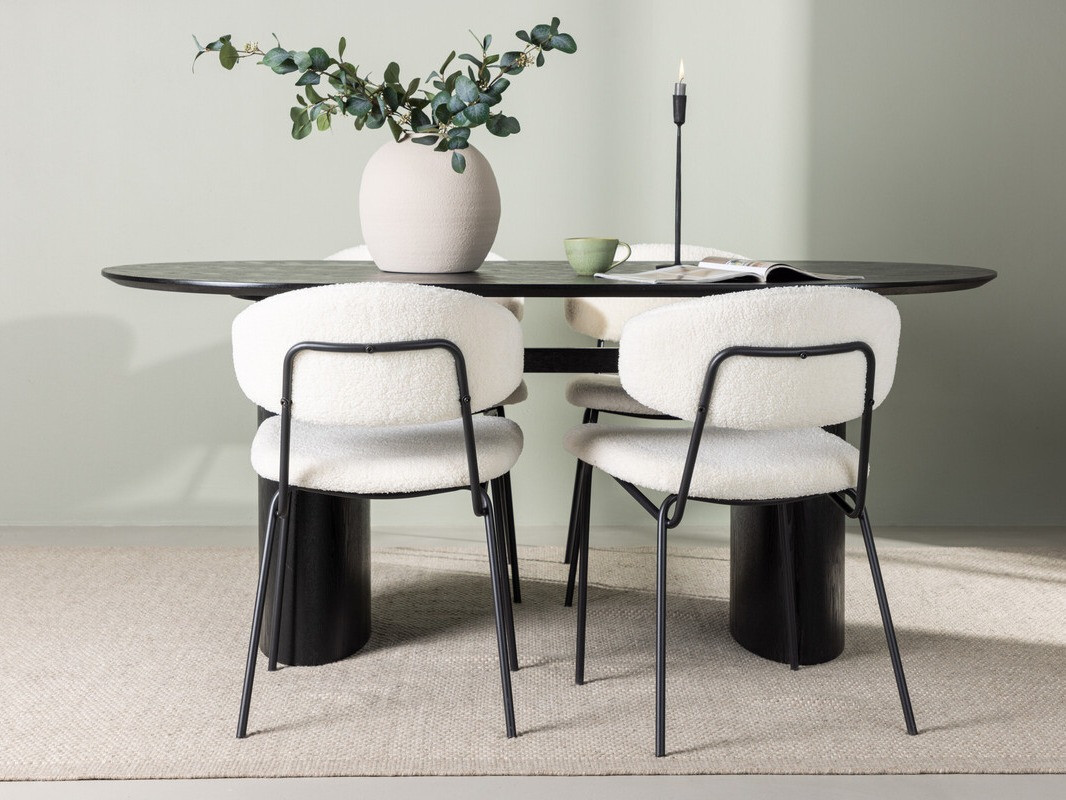 Dining set Dallas 4118 (Black)