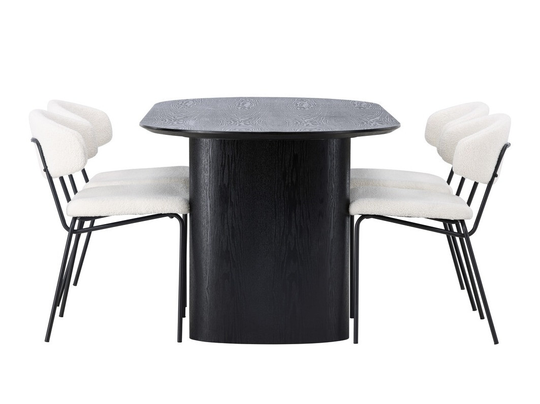 Dining set Dallas 4118 (Black)