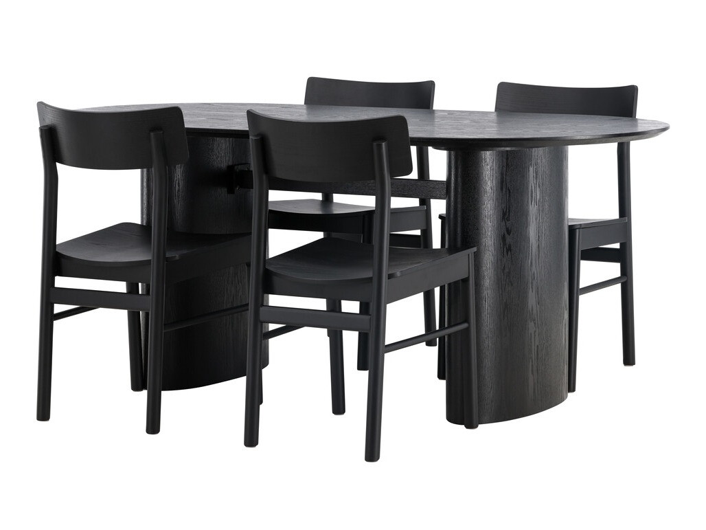 Dining set Dallas 4119 (Black)