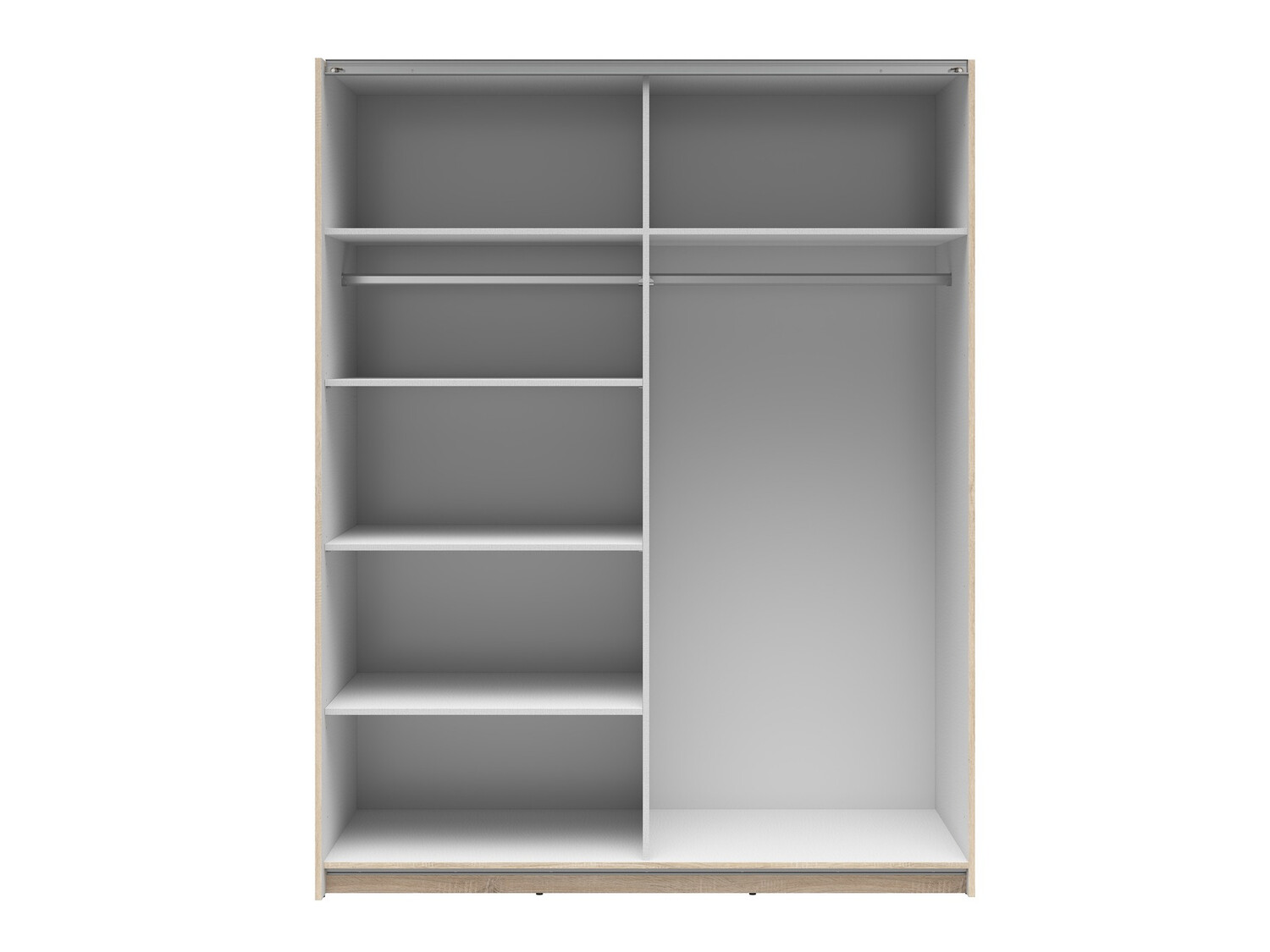 Wardrobe Livevaro 117 (Sonoma oak + White)