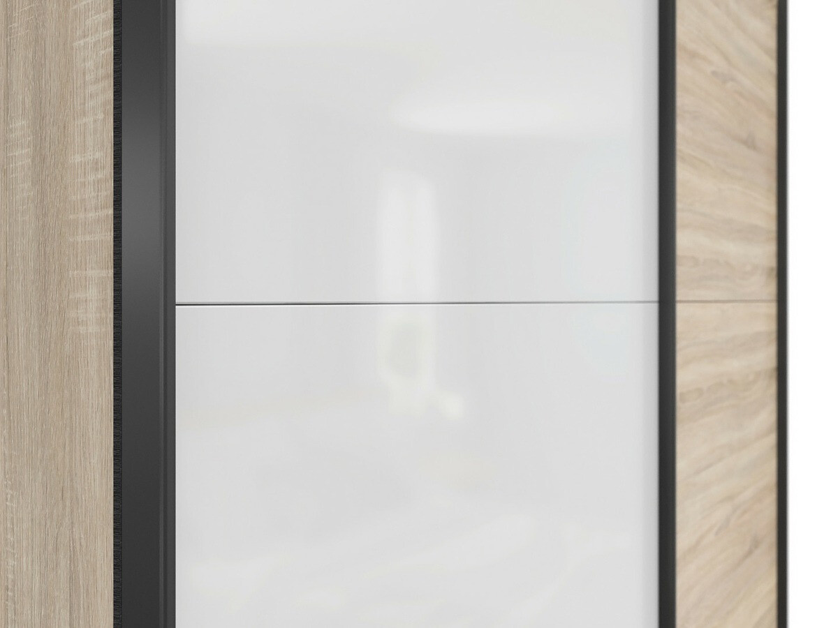 Wardrobe Livevaro 117 (Sonoma oak + White)