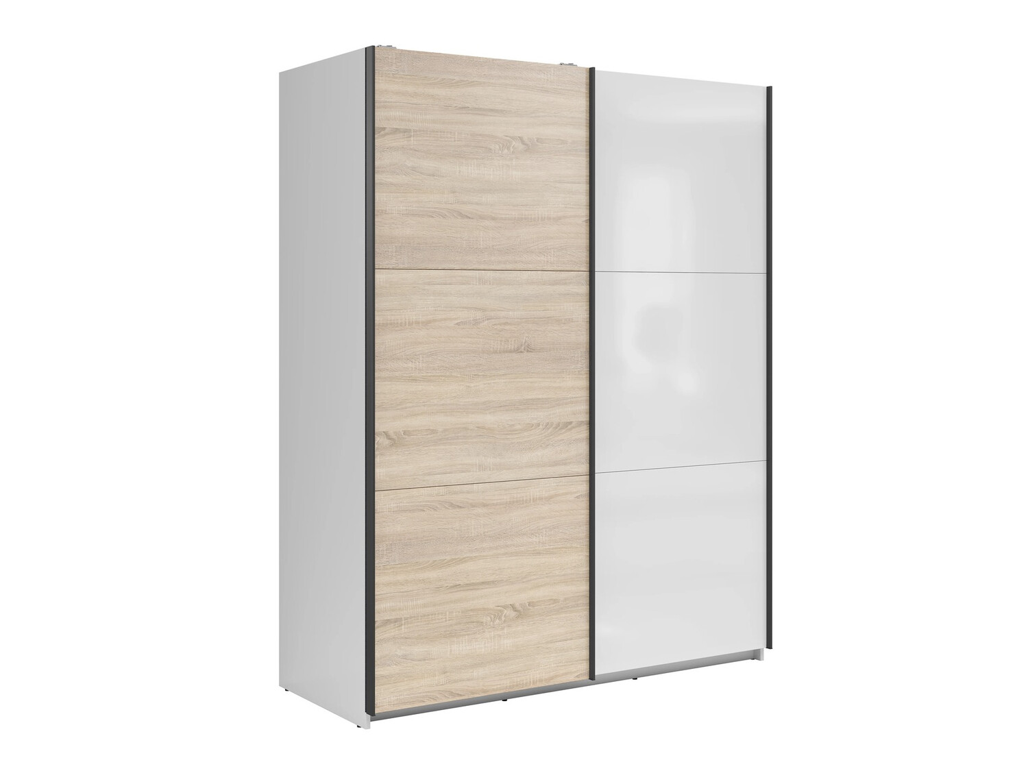 Wardrobe Livevaro 117 (White + Sonoma oak)