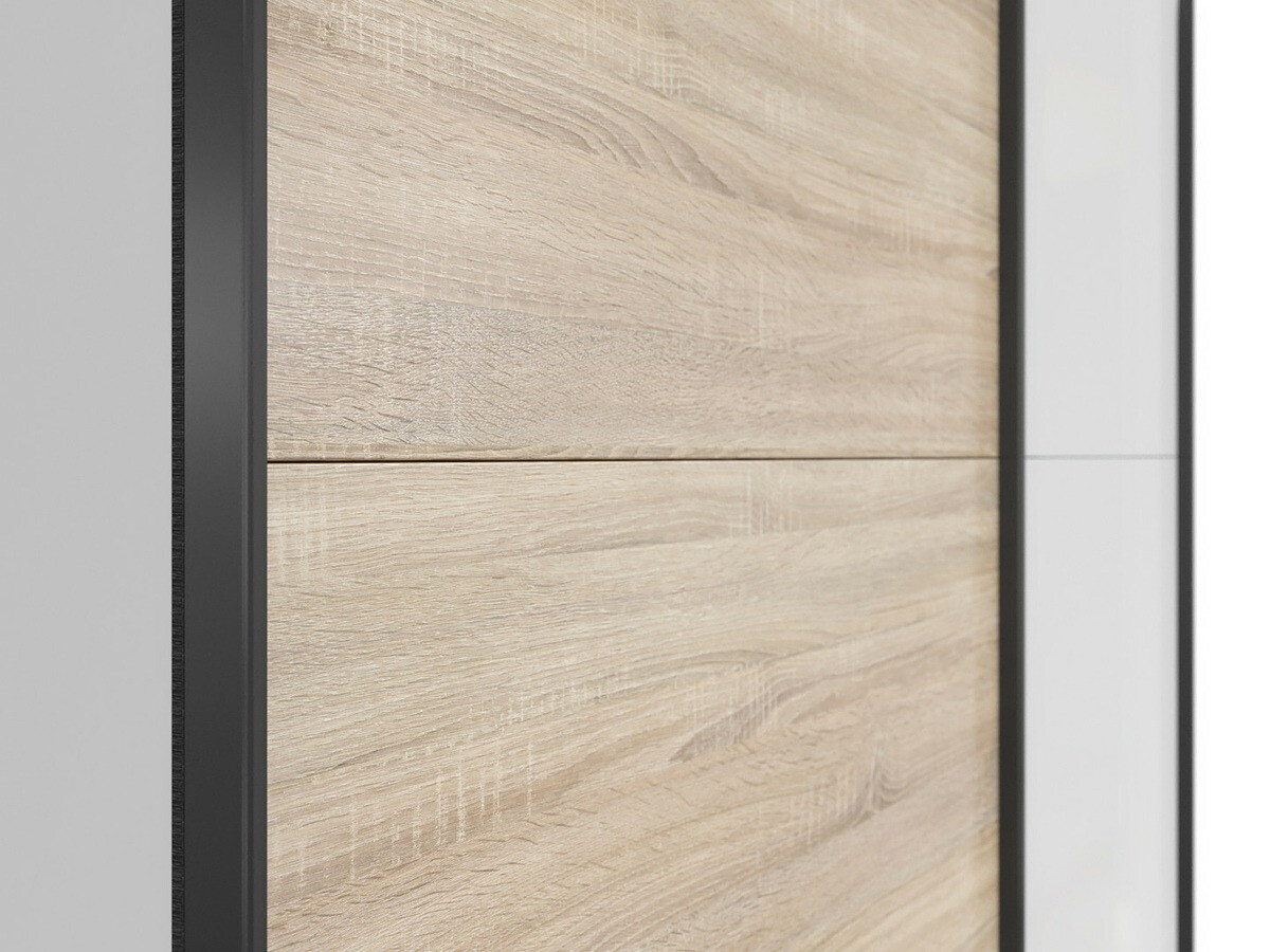 Wardrobe Livevaro 117 (White + Sonoma oak)
