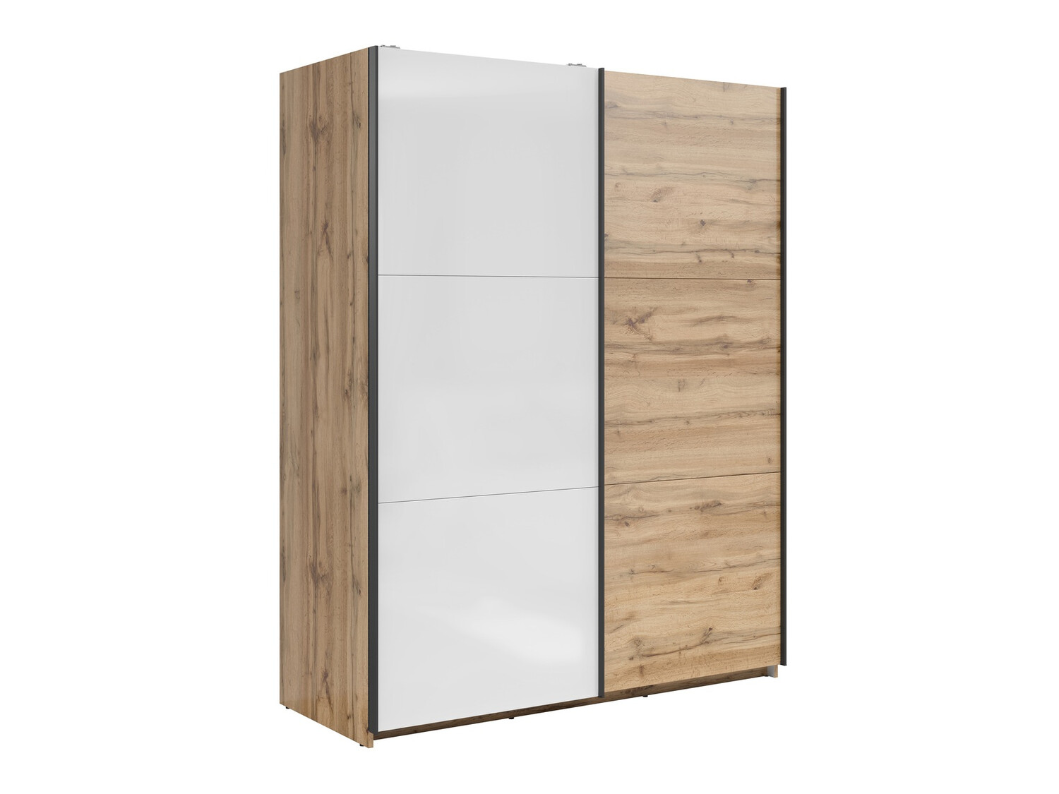 Wardrobe Livevaro 117 (Wotan Oak + White)