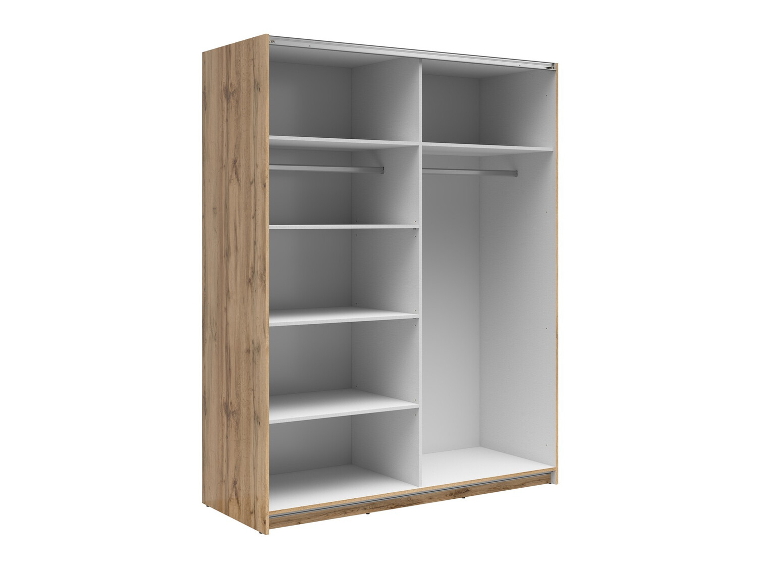 Wardrobe Livevaro 117 (Wotan Oak + White)