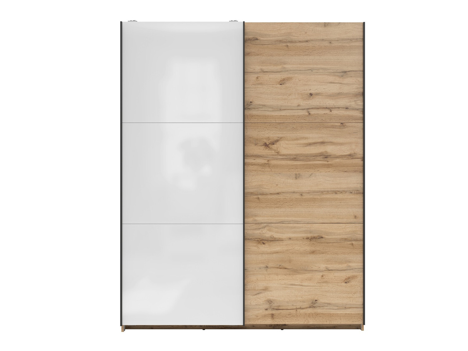 Wardrobe Livevaro 117 (Wotan Oak + White)