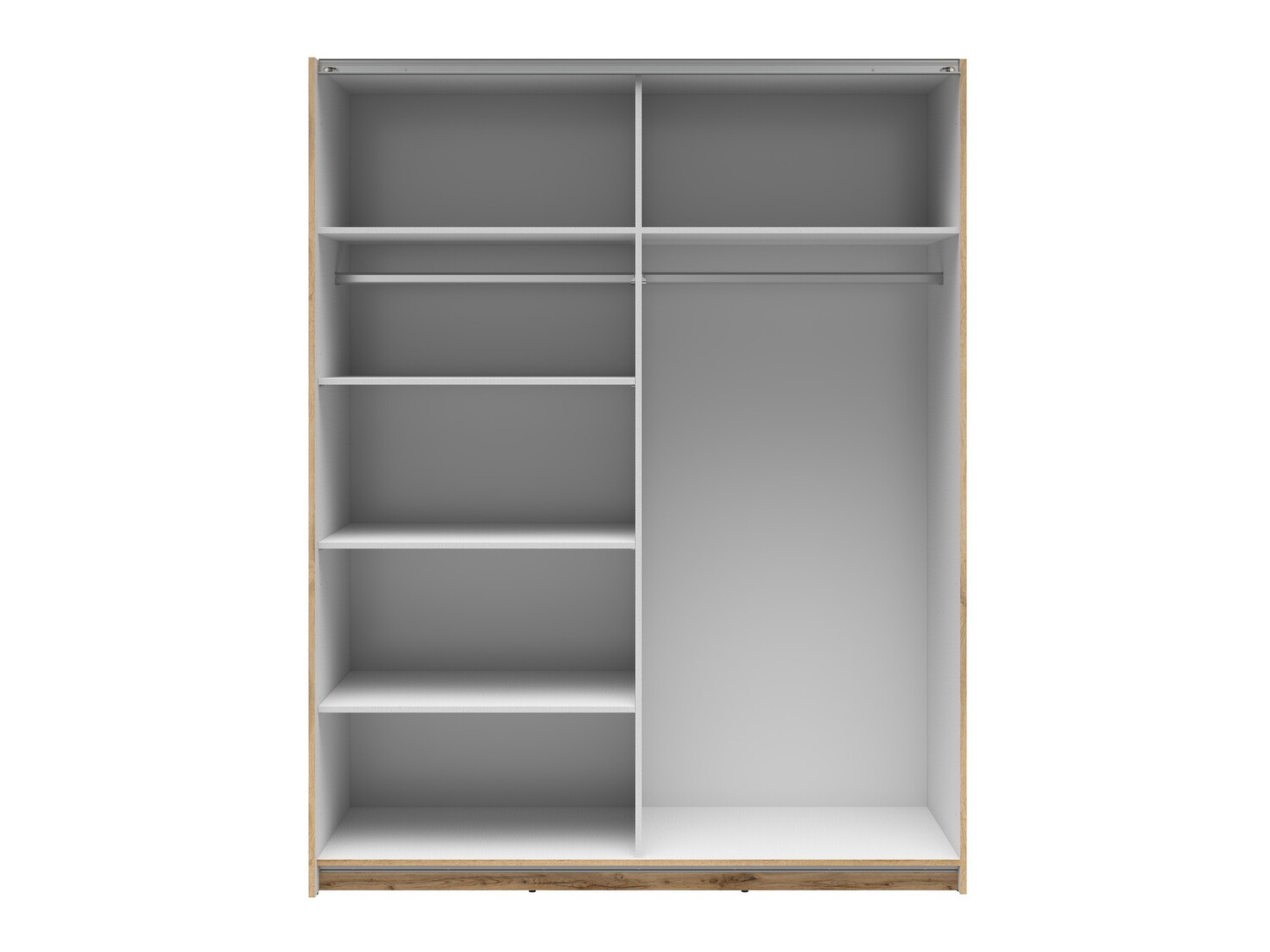 Wardrobe Livevaro 117 (Wotan Oak + White)