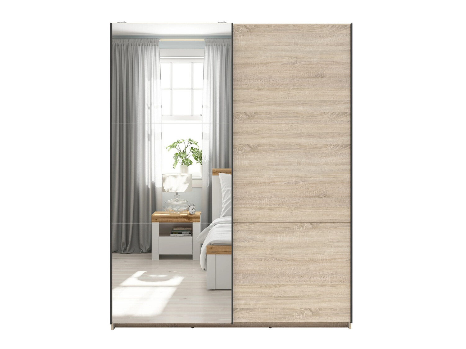 Wardrobe Livevaro 118 (Sonoma oak)