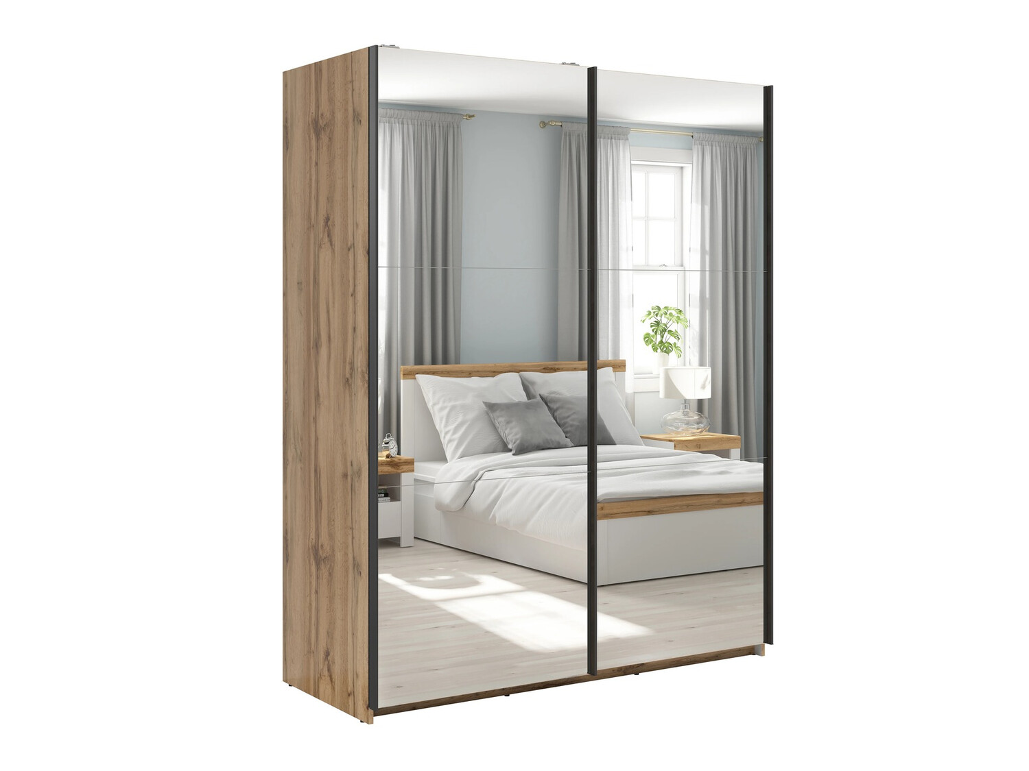 Wardrobe Livevaro 119 (Wotan Oak)