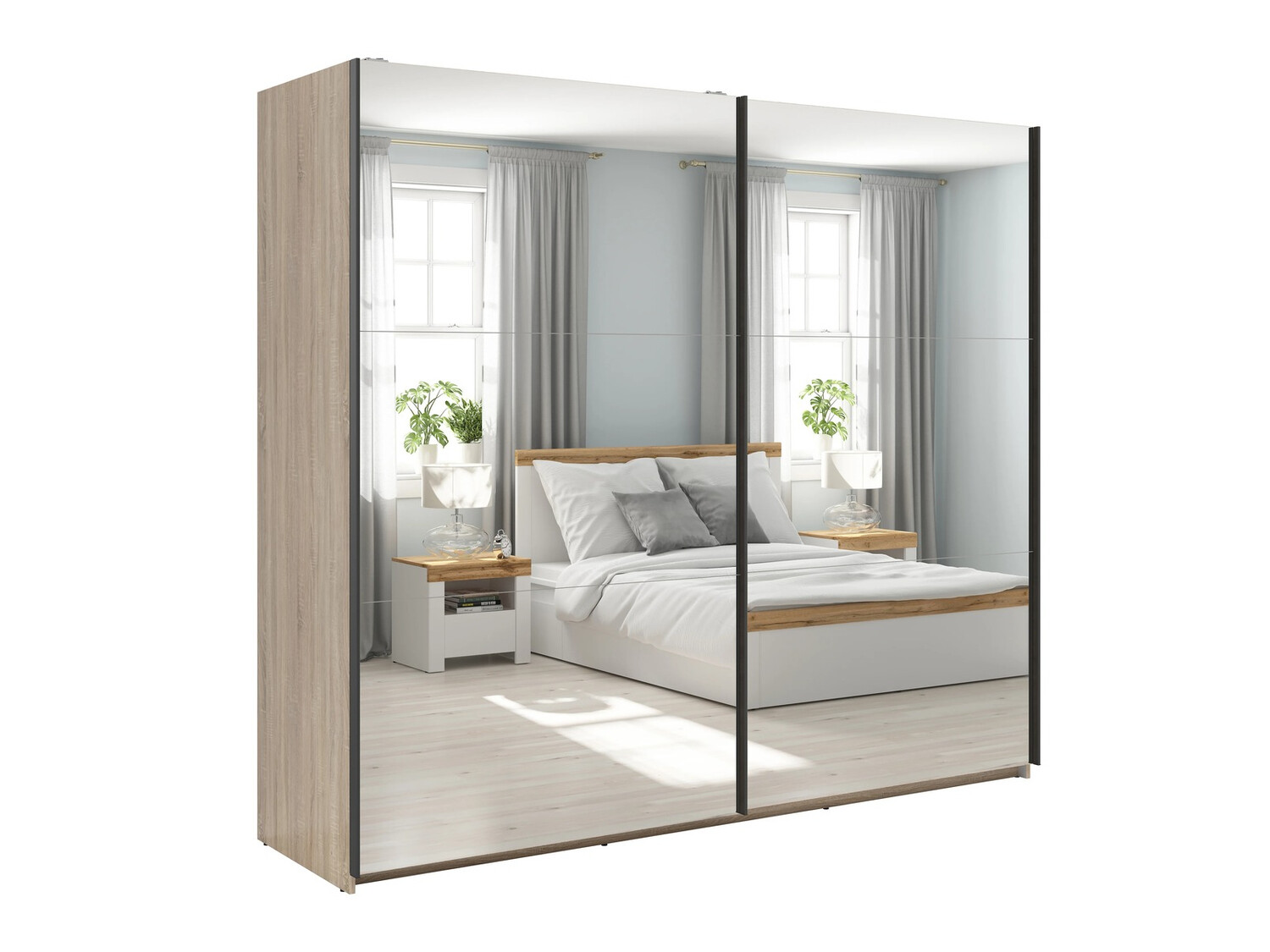Wardrobe Livevaro 122 (Sonoma oak)