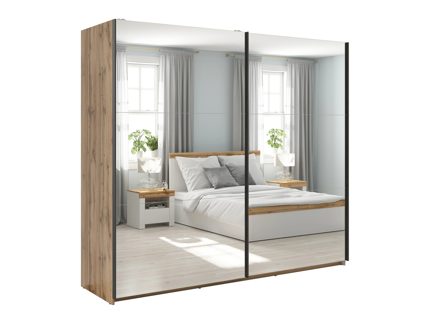 Wardrobe Livevaro 122 (Wotan Oak)