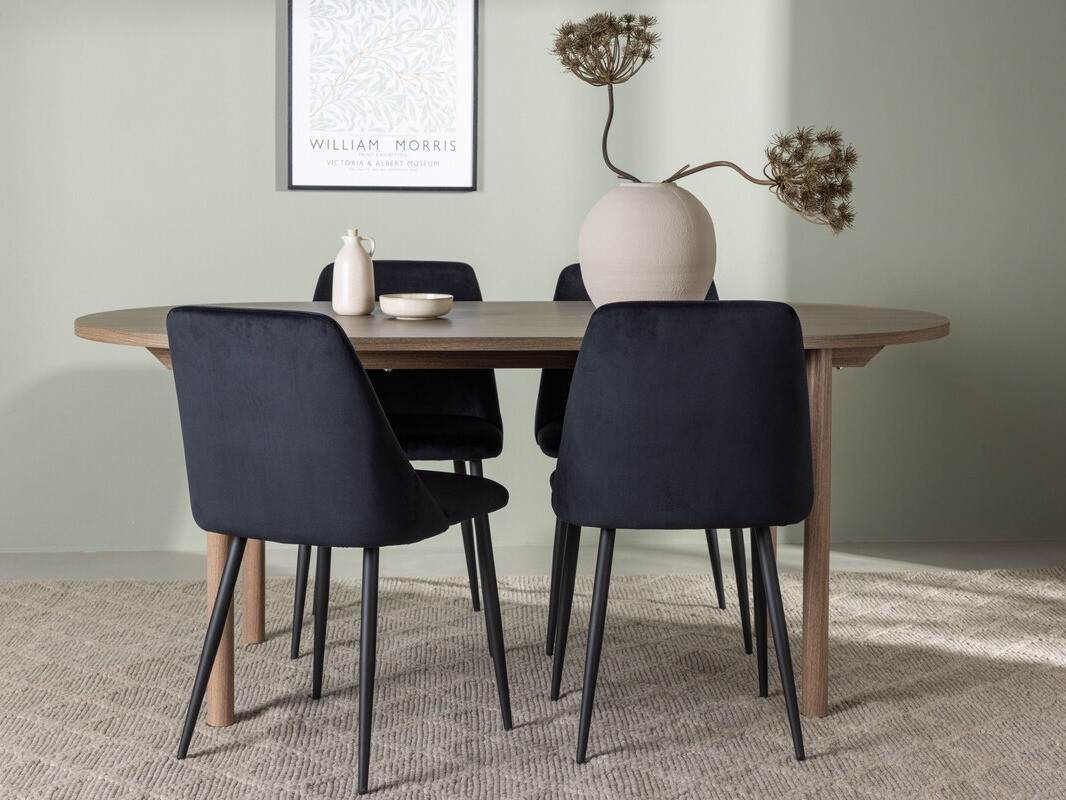 Dining set Dallas 4130 (Black)