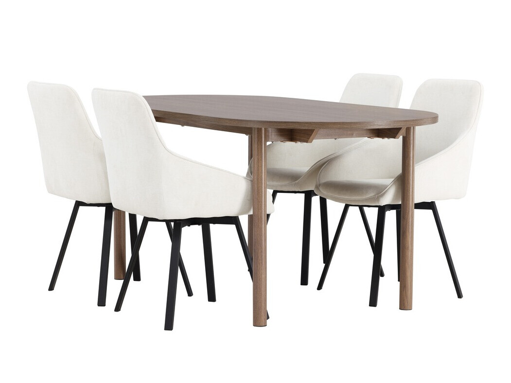 Dining set Dallas 4131 (Beige + Black)