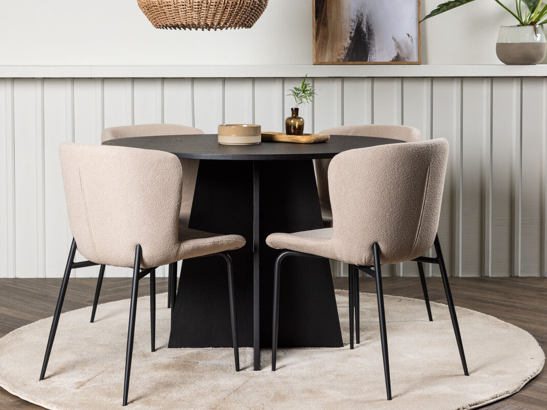 Dining set Dallas 4147 (Beige + Black)
