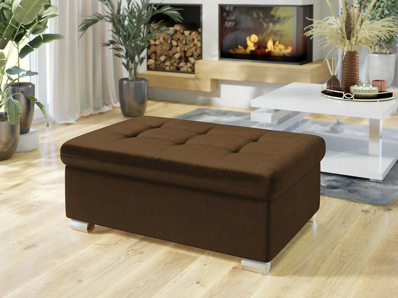 Upholstered bench Comfivo 118 (Magic Velvet 2299)