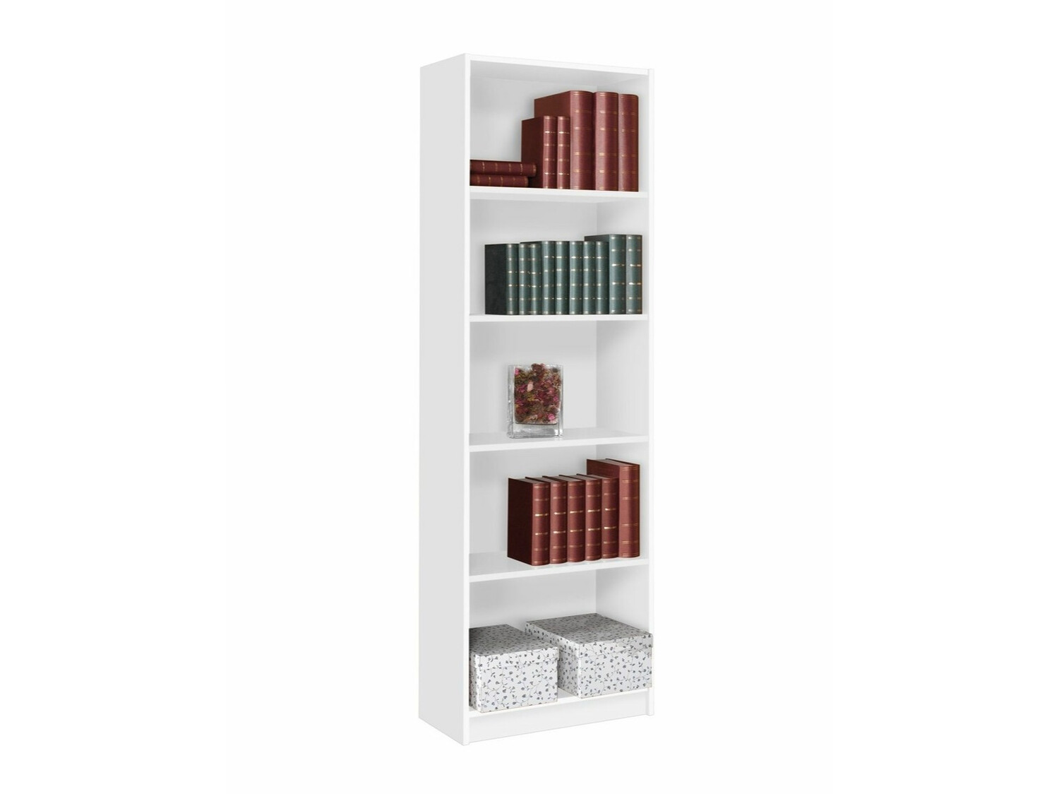 Bookcase Murrieta 160 (White)