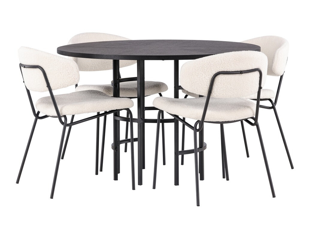 Dining set Dallas 4144 (Black)