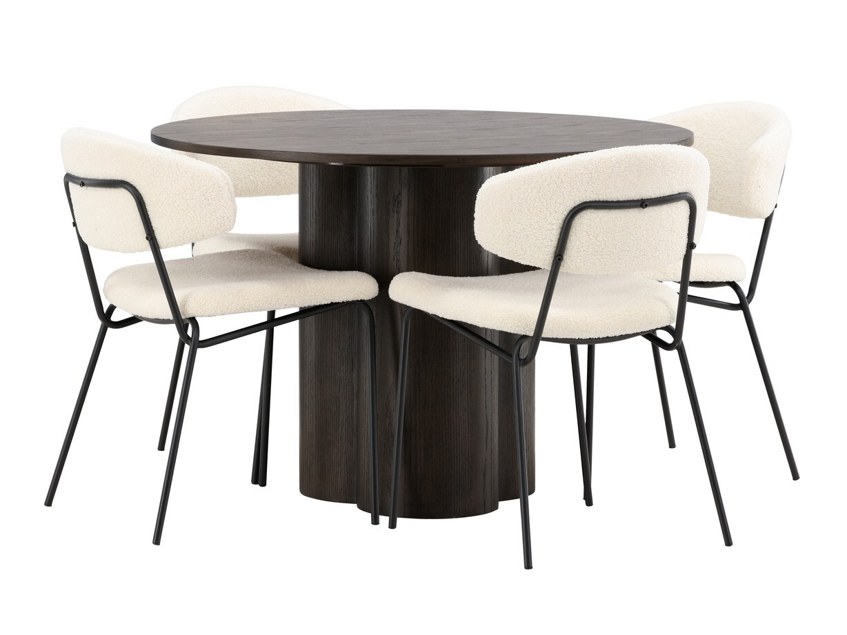 Dining set Dallas 4151 (Dark brown)