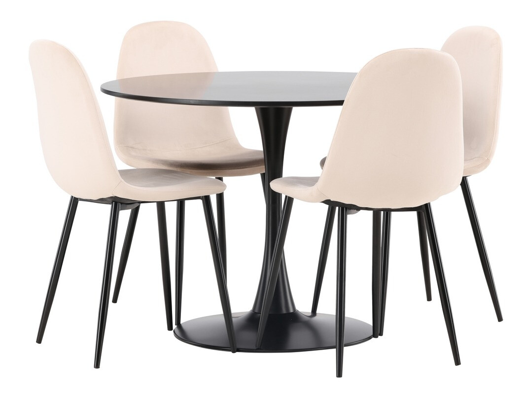 Dining set Dallas 4163 (Beige + Black)