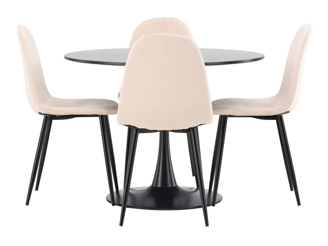 Dining set Dallas 4163 (Beige + Black)