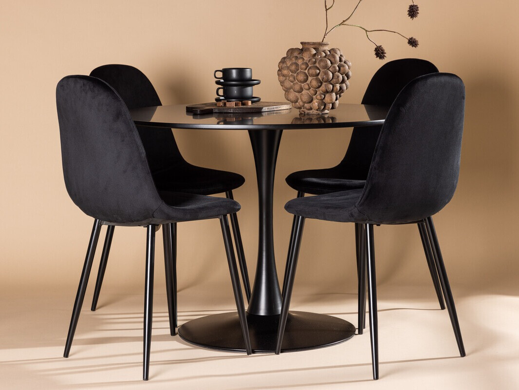 Dining set Dallas 4163 (Black)