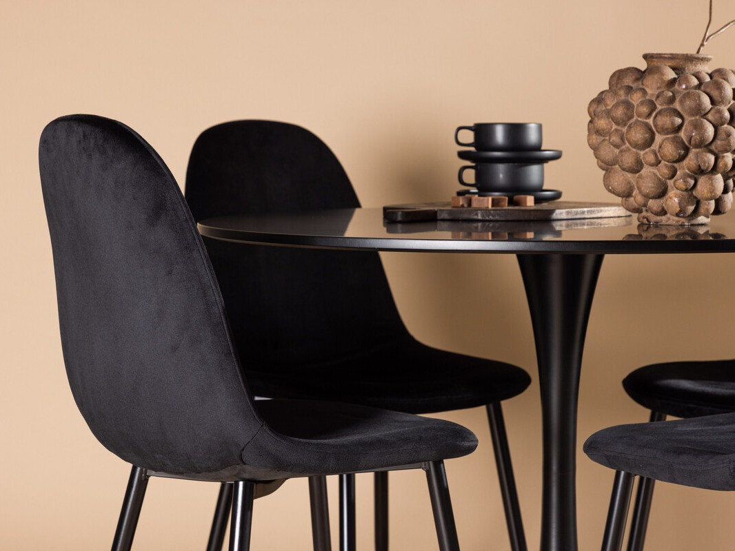 Dining set Dallas 4163 (Black)