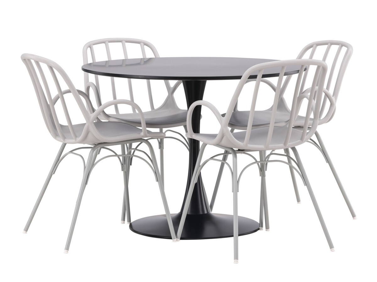 Dining set Dallas 4165 (Light grey)