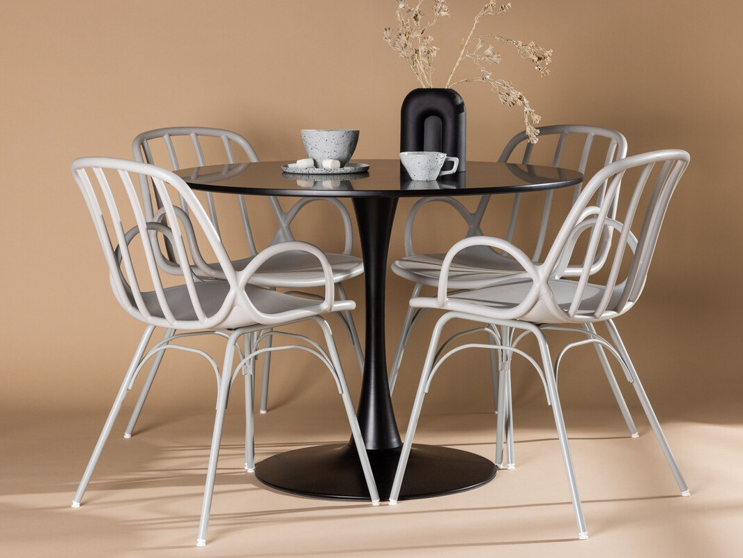 Dining set Dallas 4165 (Light grey)