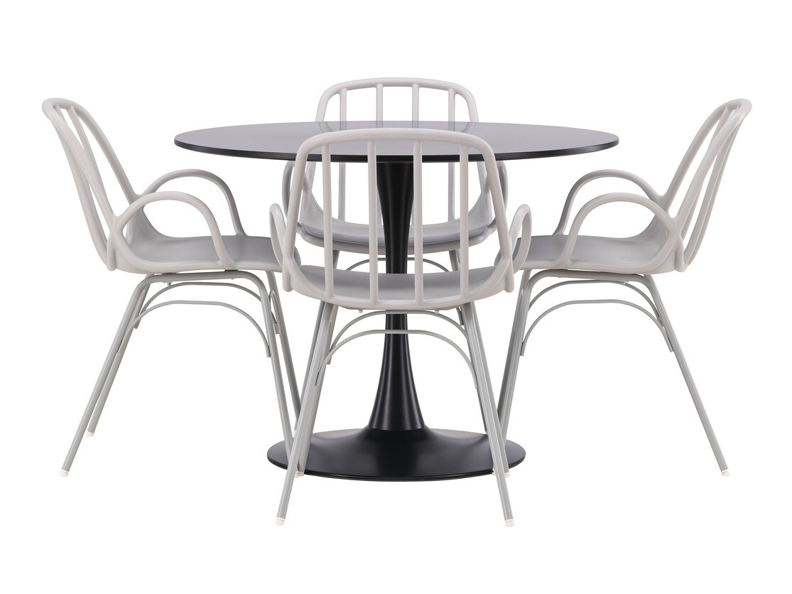 Dining set Dallas 4165 (Light grey)