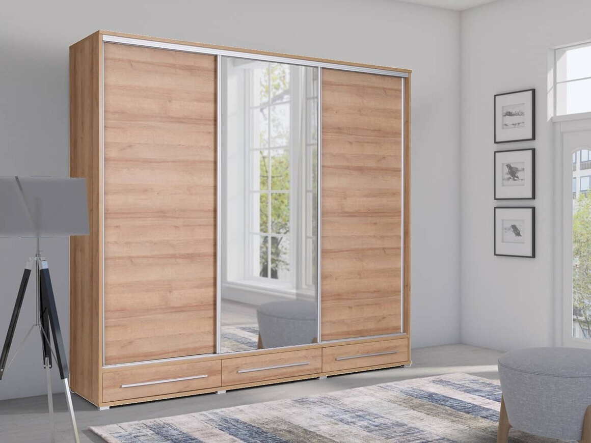 Wardrobe Murrieta 143 (Riviera oak)