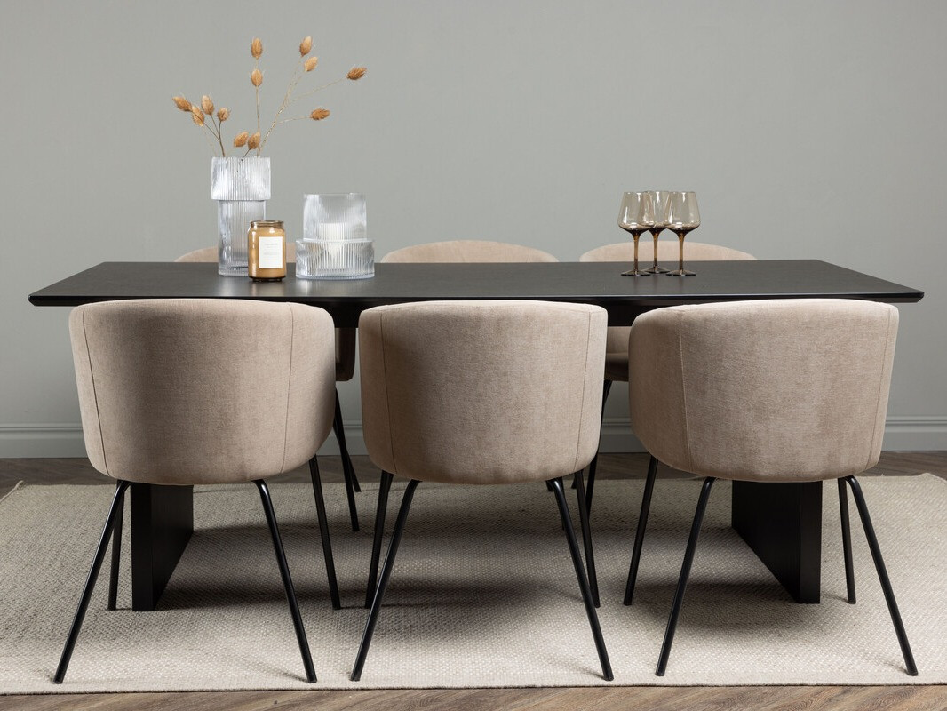 Dining set Dallas 4182 (Beige + Black)