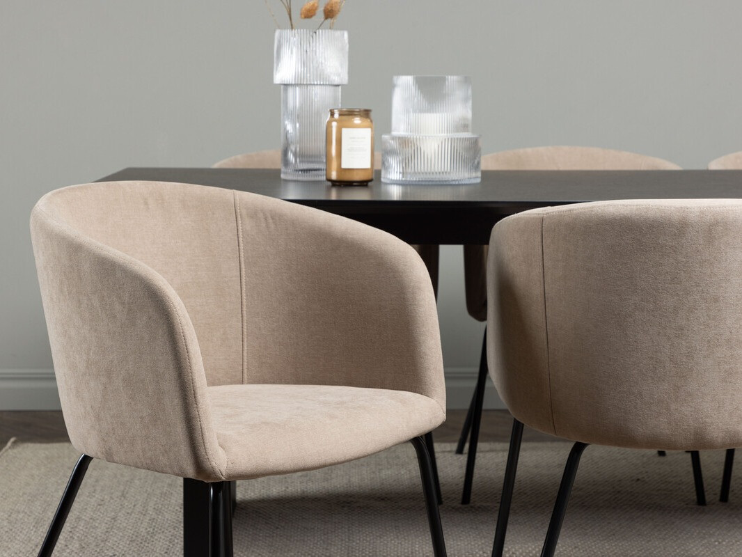 Dining set Dallas 4182 (Beige + Black)