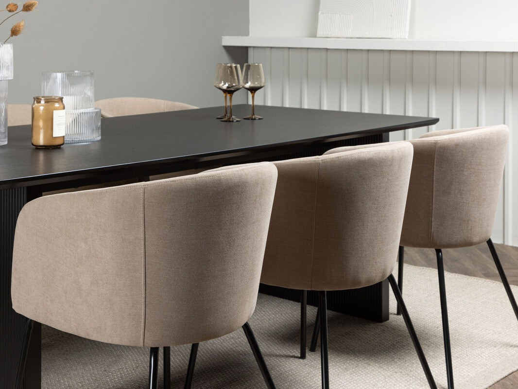 Dining set Dallas 4182 (Beige + Black)