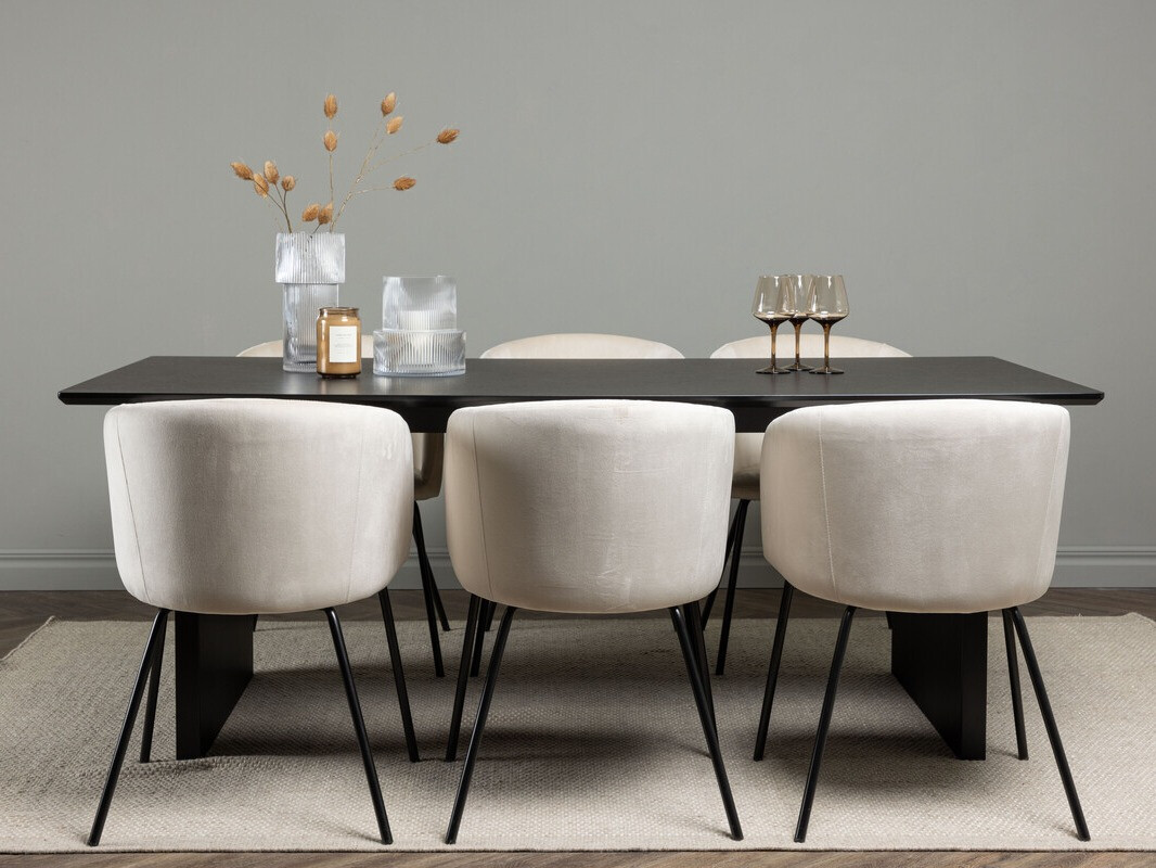 Dining set Dallas 4182 (Cream + Black)