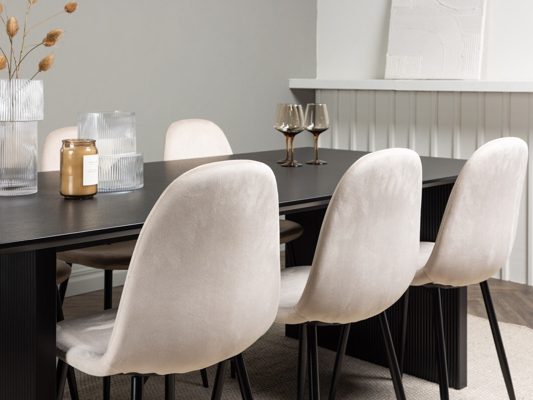 Dining set Dallas 4185 (Beige + Black)