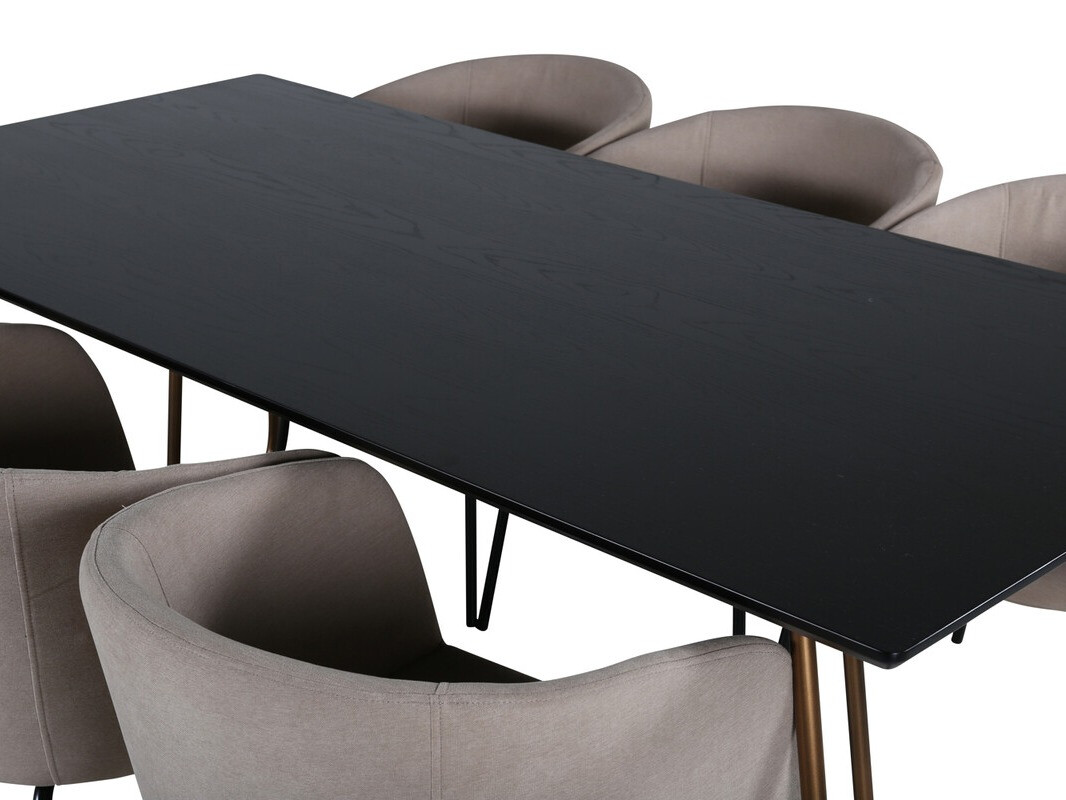 Dining set Dallas 4191 (Beige + Black)