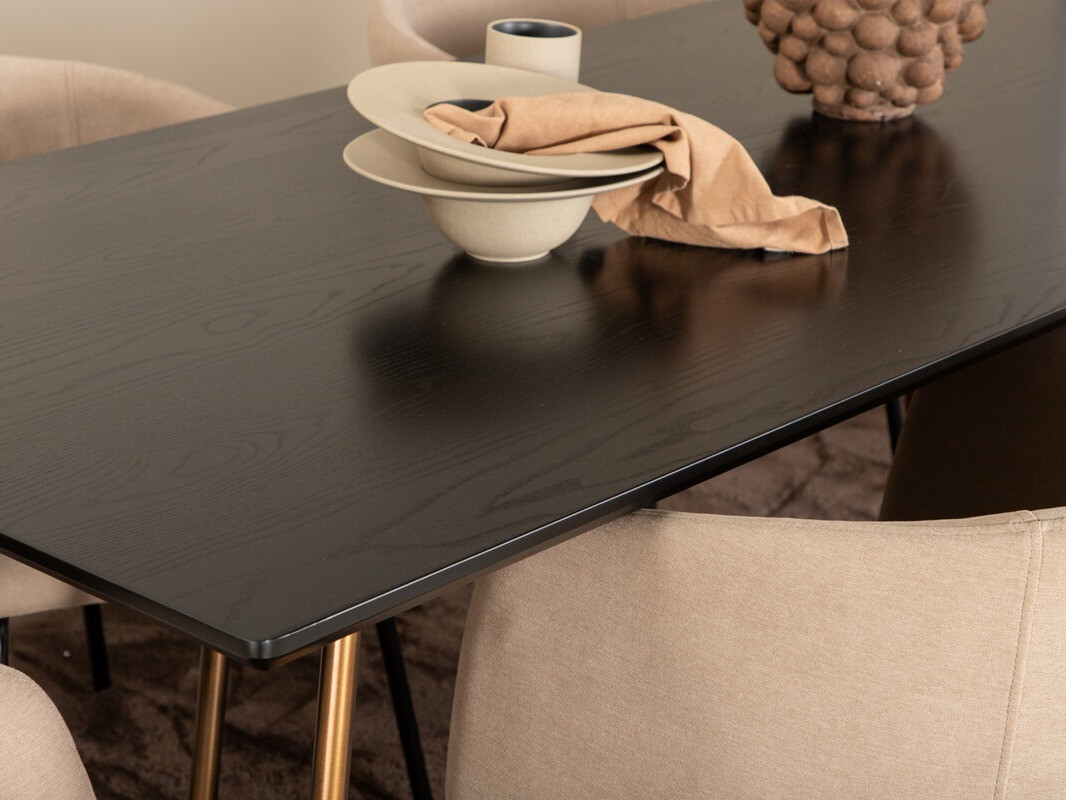 Dining set Dallas 4191 (Beige + Black)