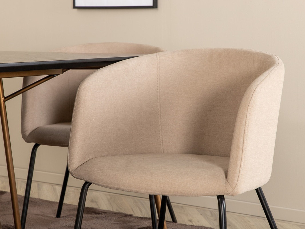 Dining set Dallas 4191 (Beige + Black)