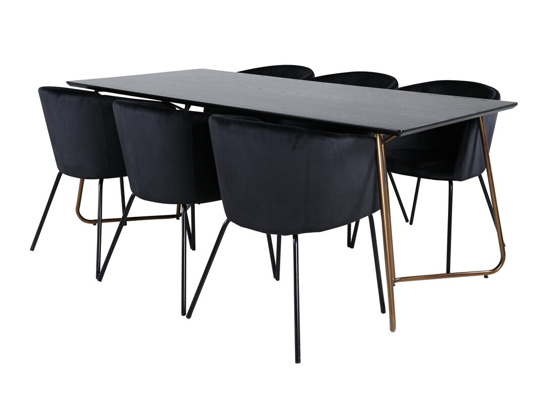 Dining set Dallas 4191 (Black)