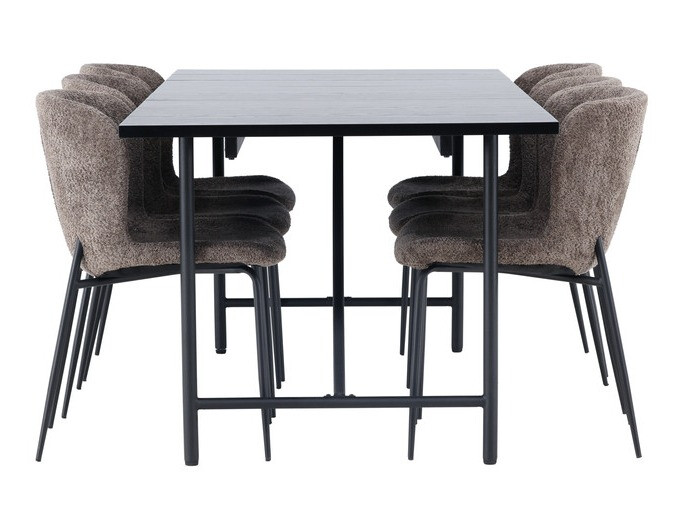 Dining set Dallas 4192 (Brown + Black)