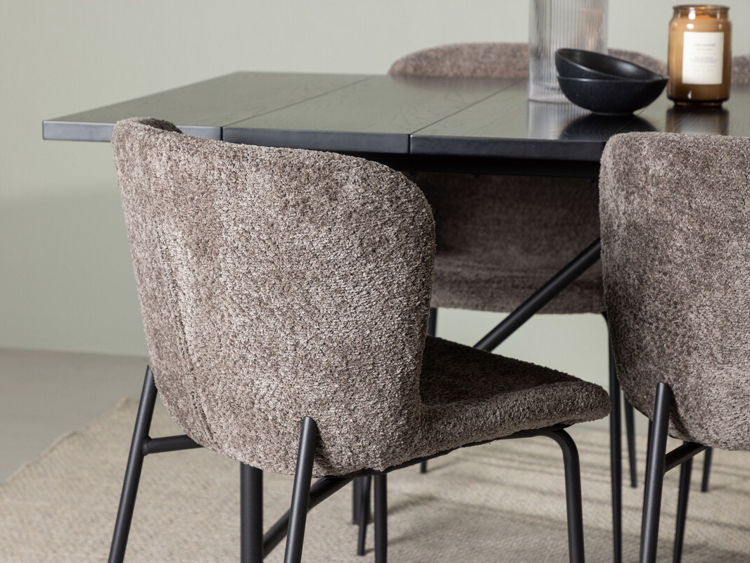 Dining set Dallas 4192 (Brown + Black)