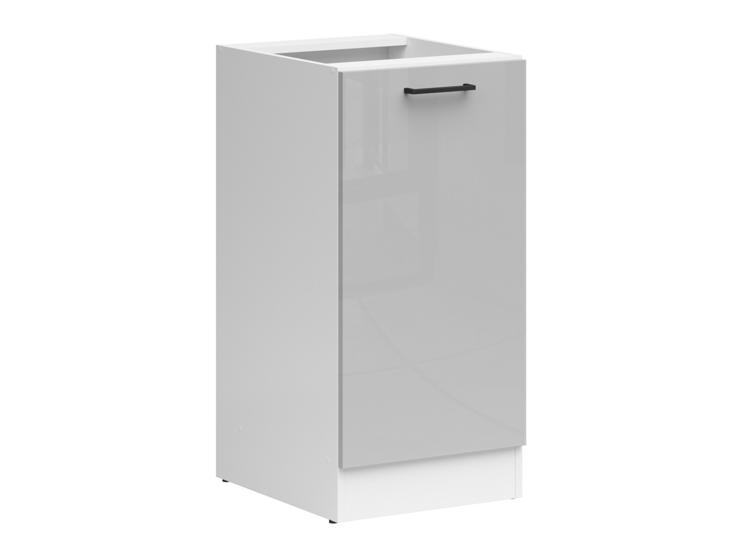 Modular cabinet with doors Line Grey 100