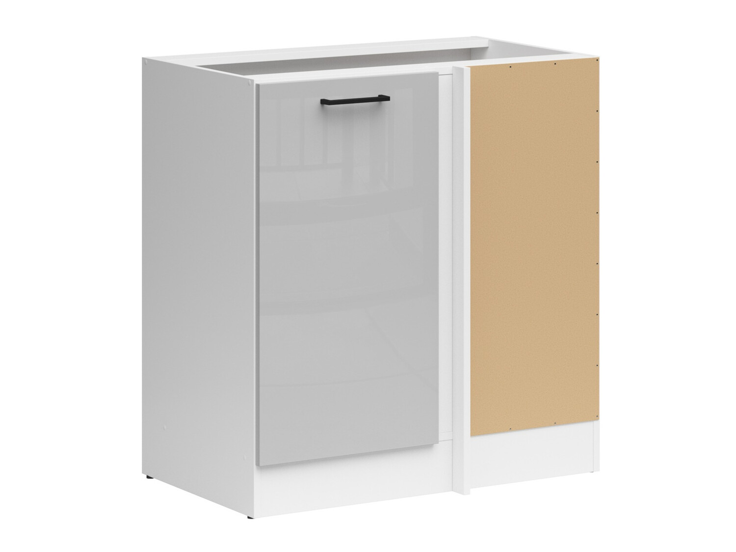 Modular corner cabinet Line Grey 101