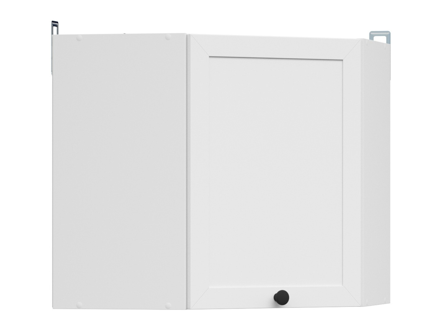 Modular wall-mounted corner cabinet Classic White 106
