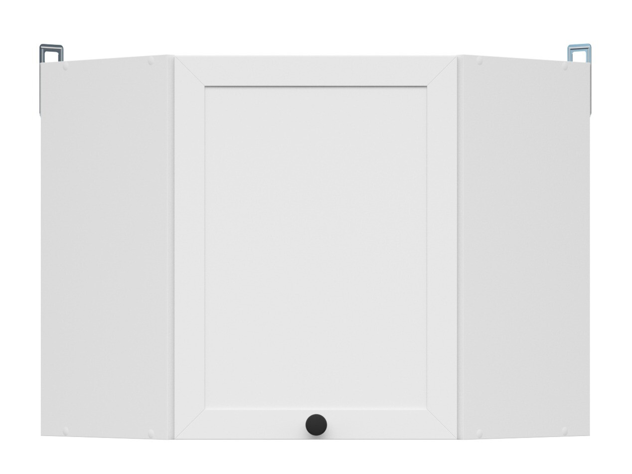 Modular wall-mounted corner cabinet Classic White 106