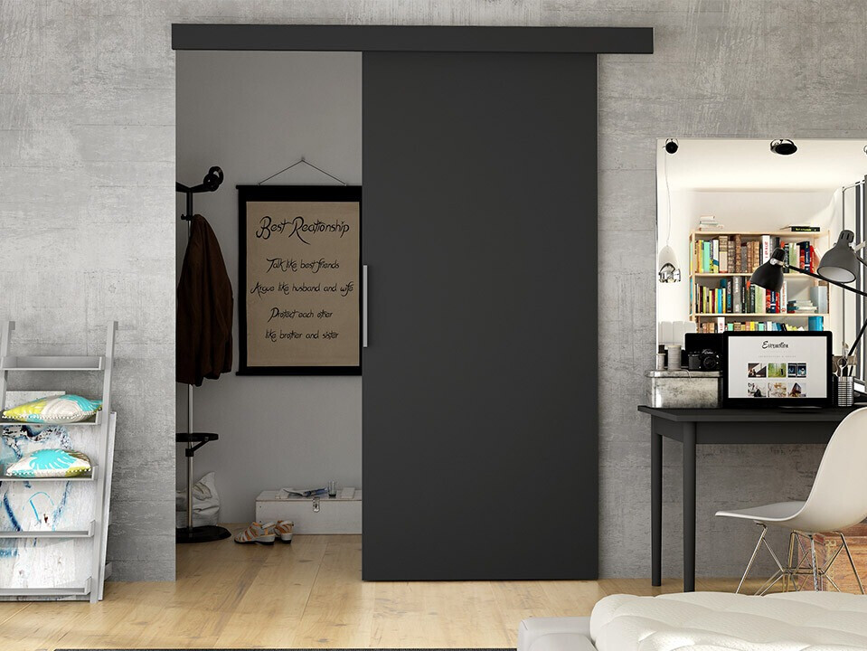 Sliding door Closico Materia I (Black)