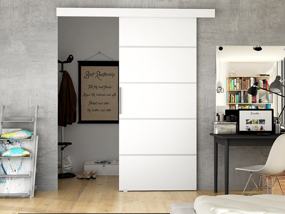 Sliding door Closico Materia III (White)