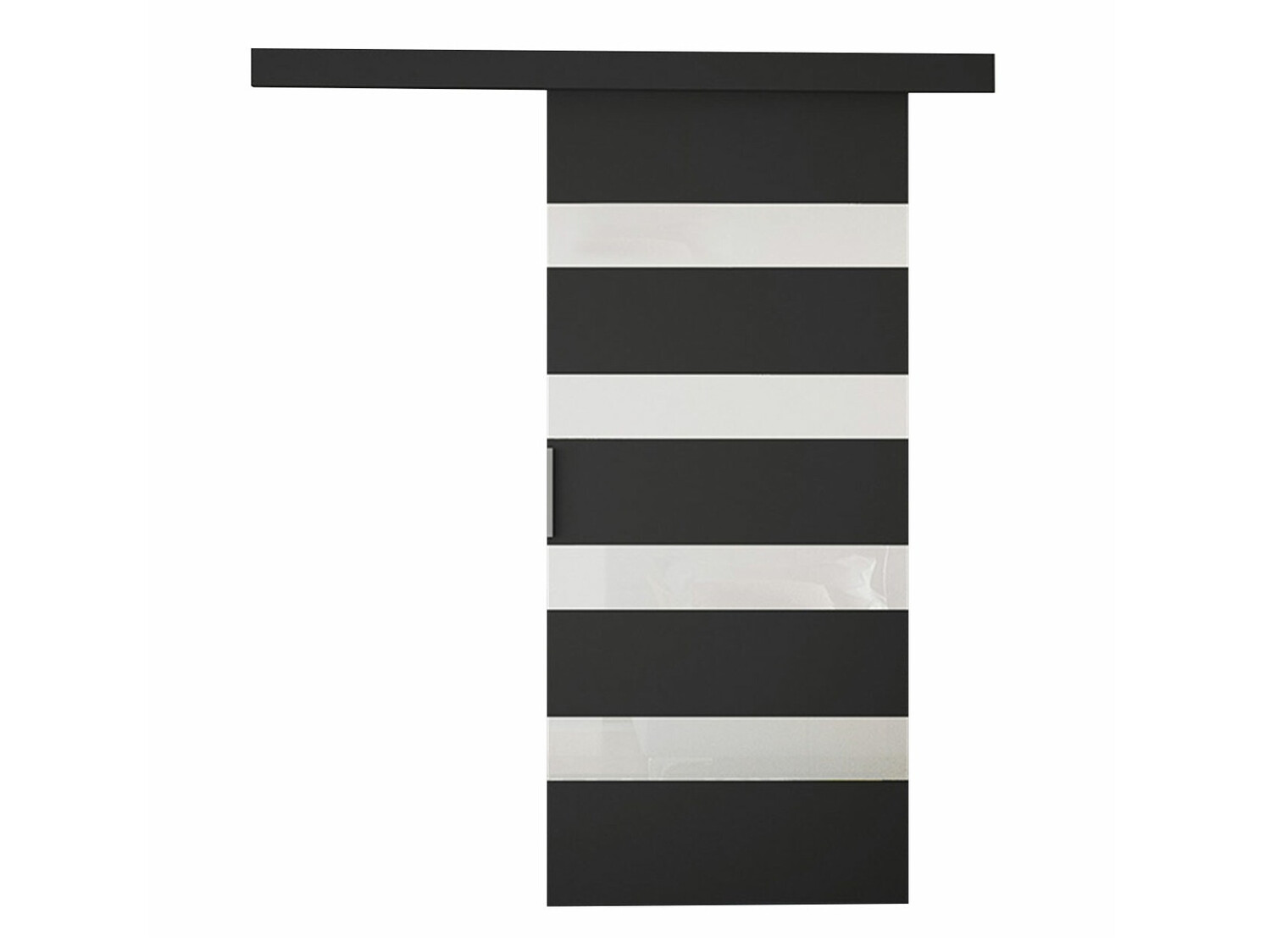 Sliding door Closico Materia V (Black + White)