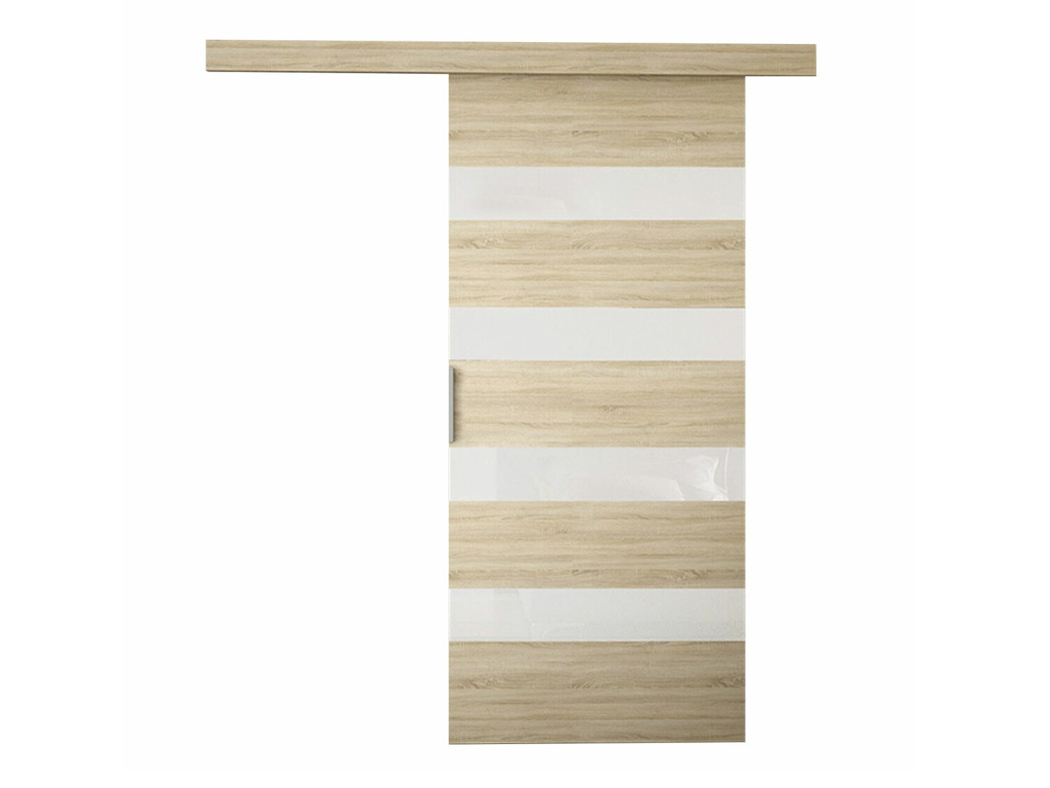 Sliding door Closico Materia V (Sonoma oak + White)